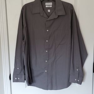 Grey‎ Button-up Shirt Men